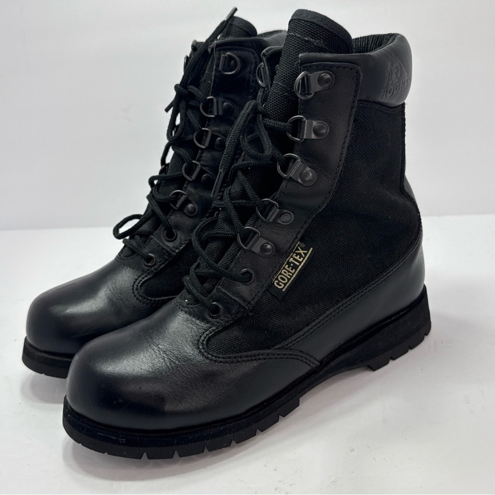 Rocky Boots Men Size 6.5 M Black Gore-Tex 600g Tactical Waterproof Work RB4044